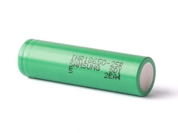 Samsung - INR18650 25R 2500mAh 3,6V - 3,7V ungeschützt