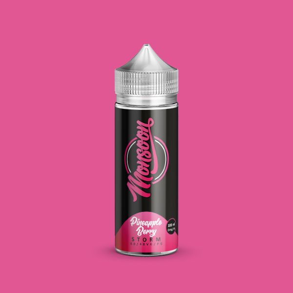 Monsoon Premium Liquid - Pineapple Berry Storm 100ml (ohne Nikotin)